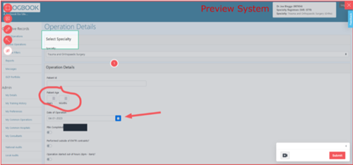 Using the Report Issue tab